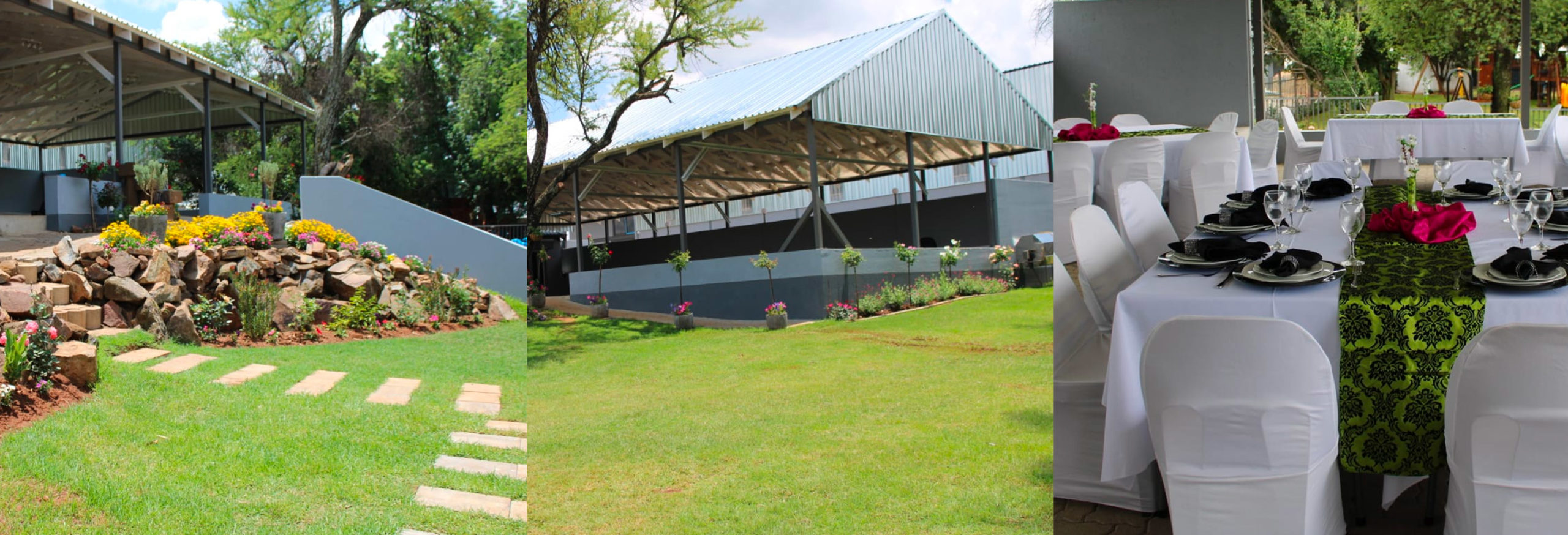 Save the Date Venue garden