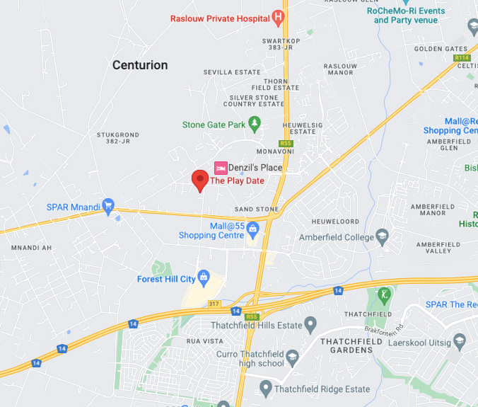 Map to Save the Date Venue